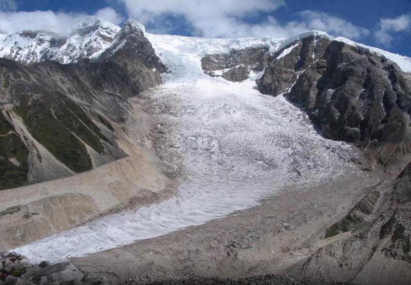 Rising temperatures are melting Bhutan's glacier, threatening significant human and economic devastation. Photo by: UNDP
